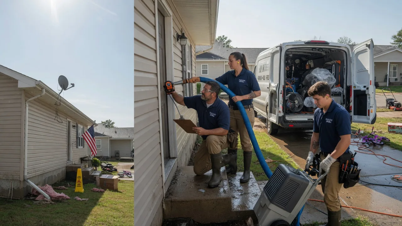 Ceiling Water Damage Restoration in Pershing, IN near me